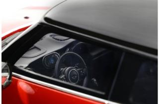 MINI COOPER S JCW PACKAGE RED 2021 OttO mobile 1:18 Resinemodell (Türen, Motorhaube... nicht zu öffnen!)